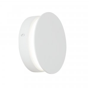 Белый плоский круглый настенный светильник подсветка 8Вт 4000К