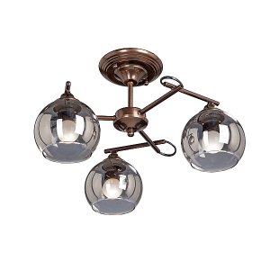 Трёхрожковая потолочная люстра