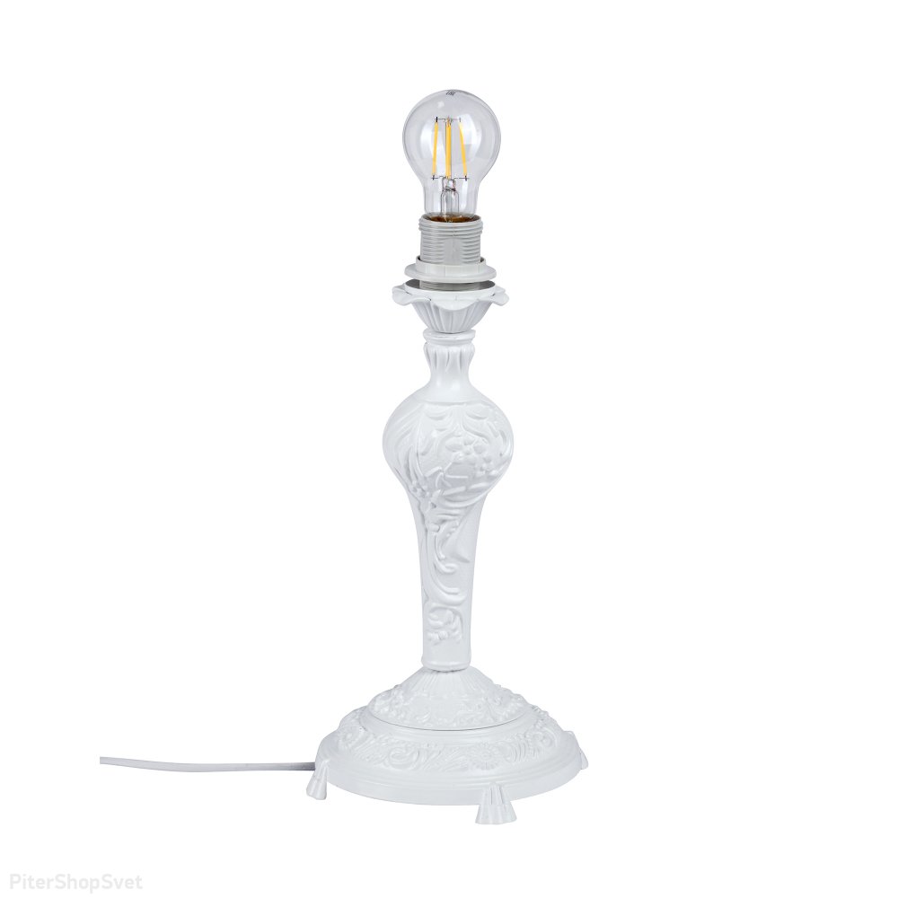 Белая настольная лампа без абажура V20420-0/1L