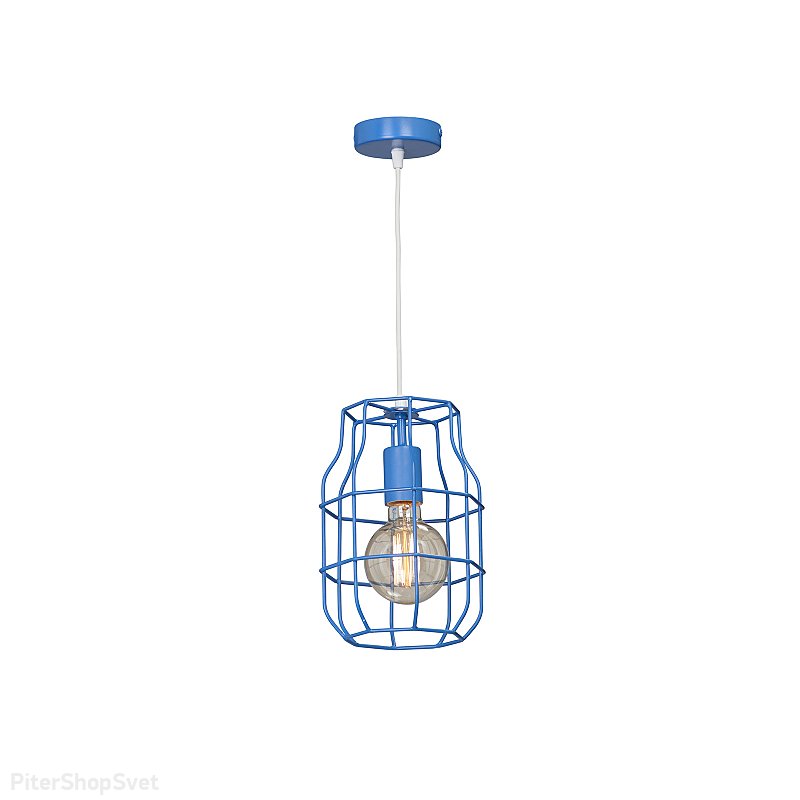 Синий подвесной светильник V4392-6/1S