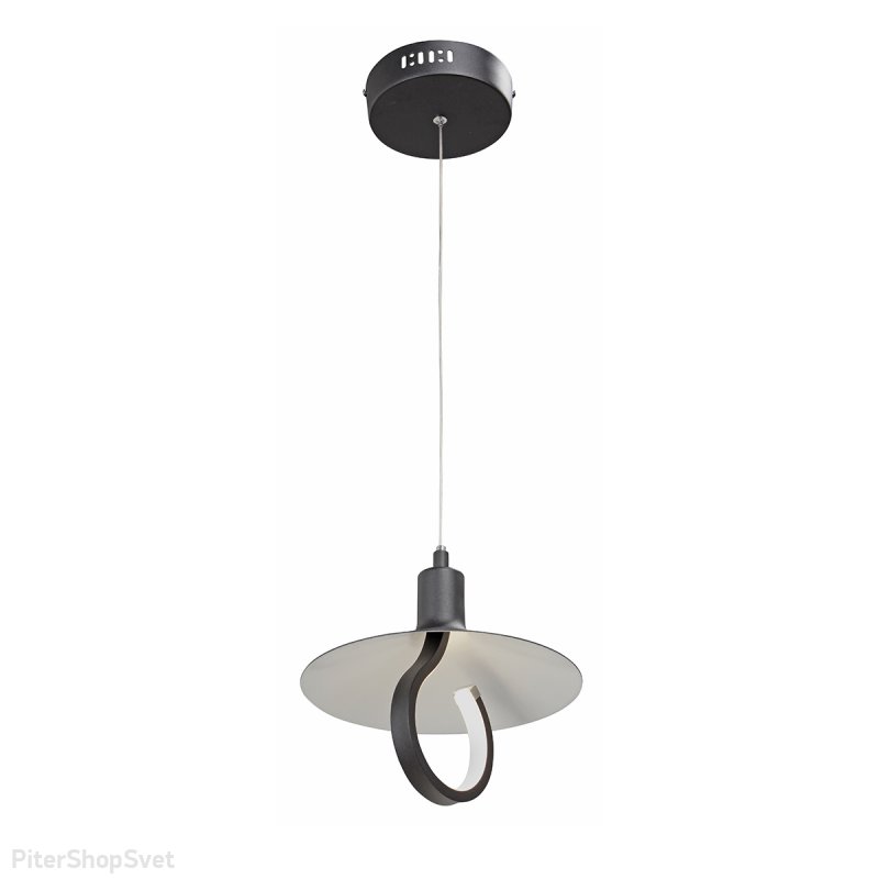 Чёрный подвесной светильник 10Вт 4000К V4638-1/1S