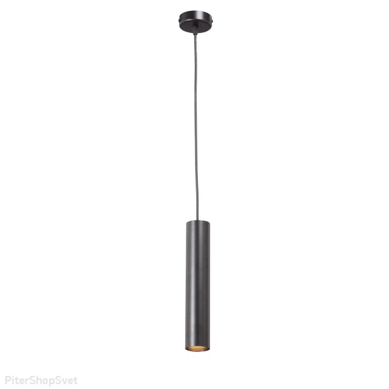 Чёрный подвесной светильник цилиндр V4640-1/1S