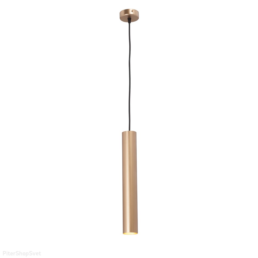 Золотой подвесной светильник цилиндр V46410-8/1S