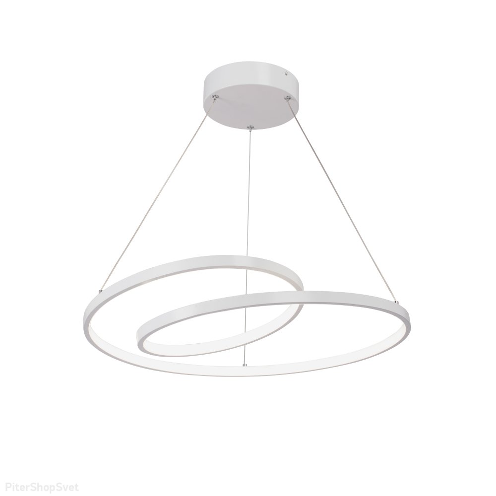 Белая подвесная люстра кольцо V4687-0/1S