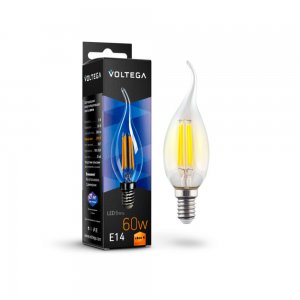 LED лампа 6W 2800K E14 свеча на ветру «Candle wind 6W»