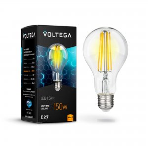 Лампочка Е27 15Вт 2800К прозрачная груша «General purpose bulb»