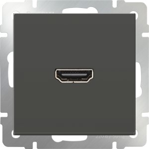 WL07-60-11/ Розетка HDMI (серо-коричневый)
