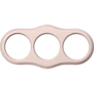 «Legend Wave» WL20-frame-03 / Рамка на 3 поста (беленый дуб)