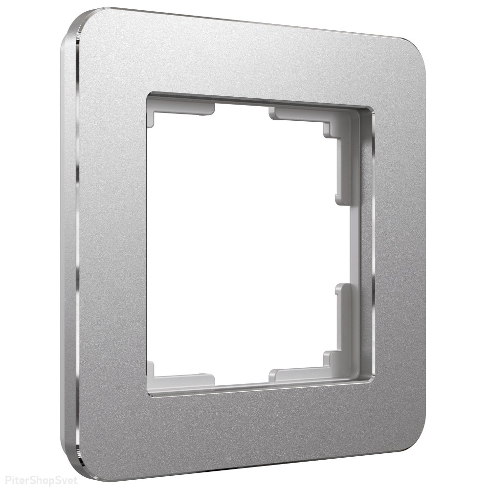 W0012606/ Рамка на 1 пост Platinum (алюминий)