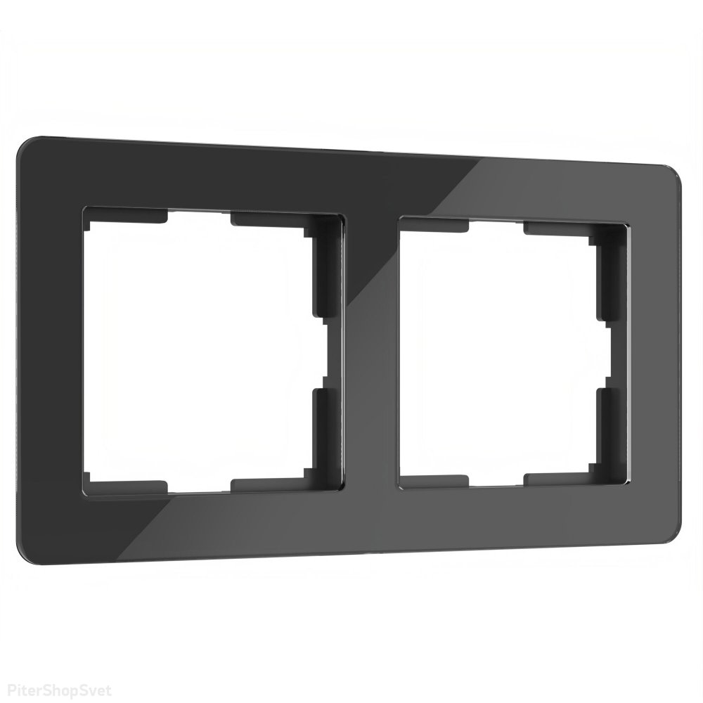 Рамка из акрила на 2 поста, чёрный «Acrylic» W0022708