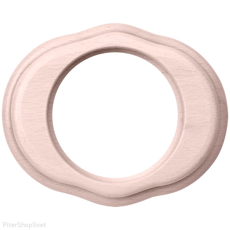 Деревянная рамка «Legend Wave» WL20-frame-01/ Рамка на 1 пост (беленый дуб)