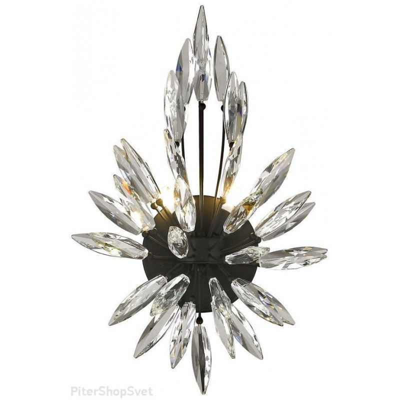 Настенный светильник с хрусталём «Florentina» WE118.02.021