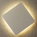 Квадратные плоские светильники для подсветки стен