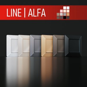 LINE Alfa Серия декоративных рамок Ambrella Volt™
