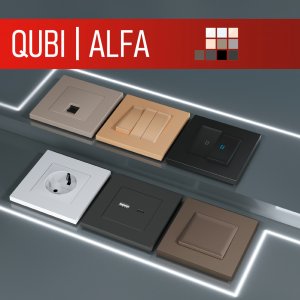 QUBI Alfa Серия декоративных рамок Ambrella Volt™