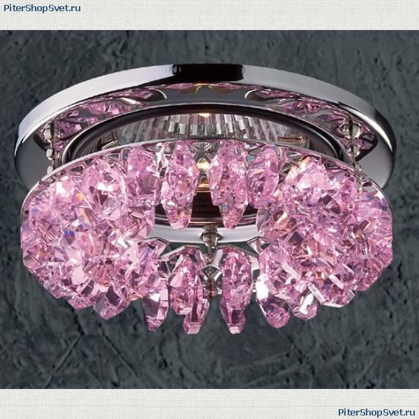 Хрустальный встраиваемый светильник 369310 FLAME 1 Novotech