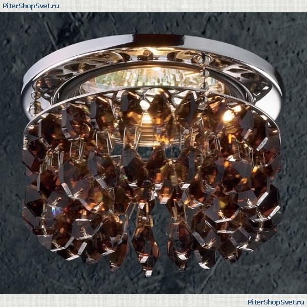 Хрустальный встраиваемый светильник 369319 FLAME 2 Novotech