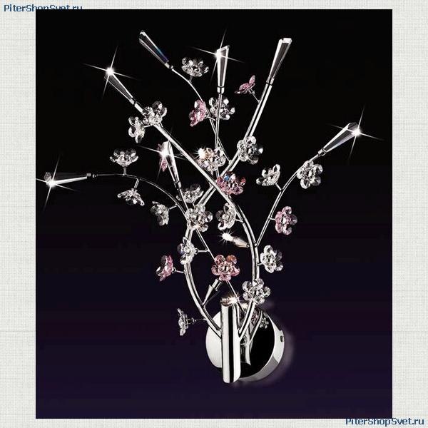 бра настенный в стиле флористика 1802/3W Sakura от производителя Odeon Light