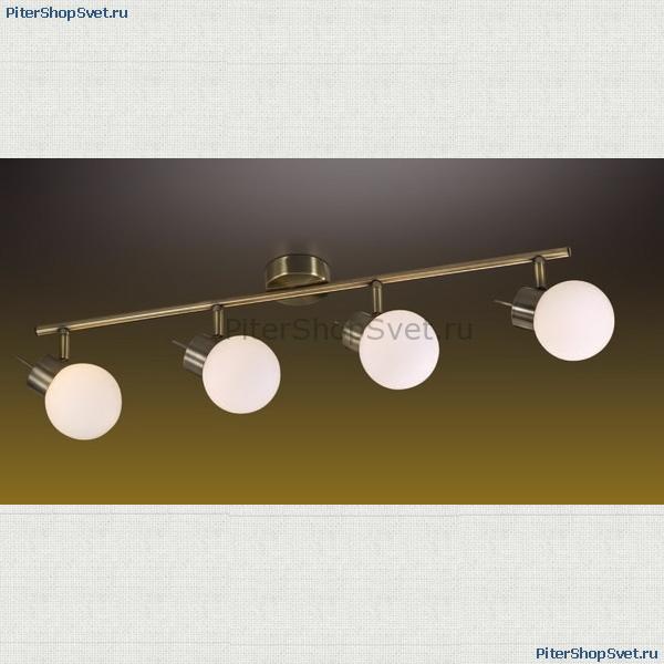 Спот на четыре лампы цвета бронзы 2071/4W Sofit Odeon Light