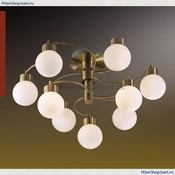 Потолочная люстра цвета бронзы 2071/9 Sofit Odeon Light