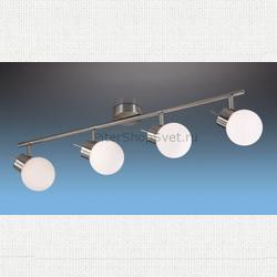 Четырёхламповый спот цвета никеля 2070/4W Sofit
