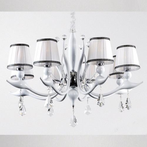 Подвесная люстра Flamingo SP-PL8 Bi Crystal Lux