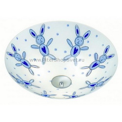 Люстра для детской с синими зайцами 102396 Vaggeryd