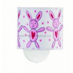 Детский бра с красными зайцами 102399 Vaggeryd