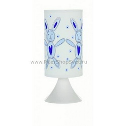 Настольная лампа для детской с синими зайцами 102402 Vaggeryd