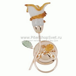 бра настенный в стиле флористика 256024001 Флора