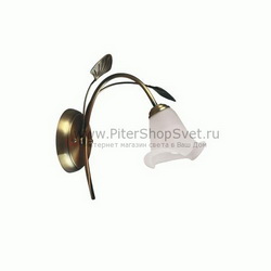бра настенный в стиле флористика 256026001 Флора